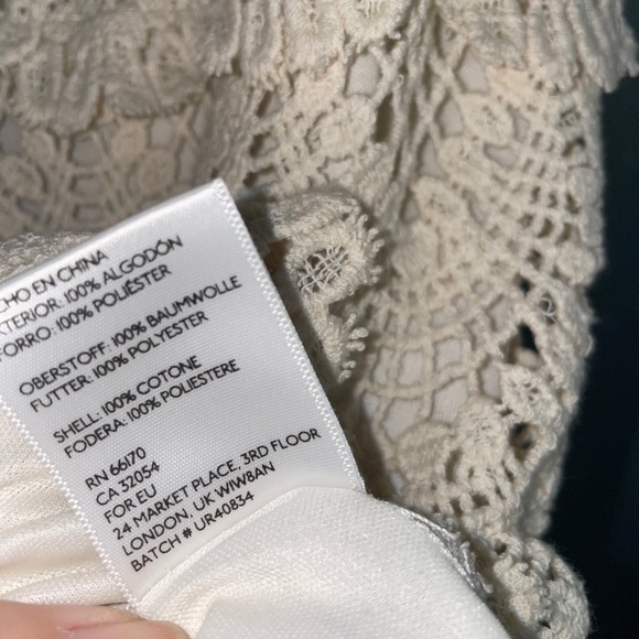 EUC Urban Outfitters Staring At Stars Crochet Multi Tier Sleeveless Dress Size M - Picture 7 of 10